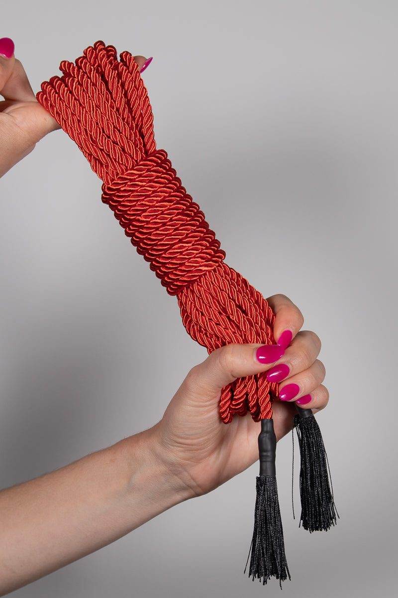 Pipedream Deluxe Silky Rope Red