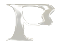 A slowly moving transparent logo of the P in Posmo