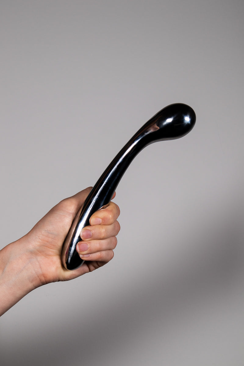 Double Fun Double Ended Dildo gripped by a hand