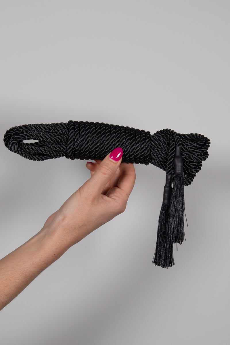 Pipedream Deluxe Silky Rope Black